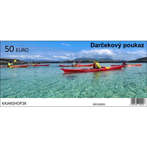 Darčekový poukaz - 50 EUR