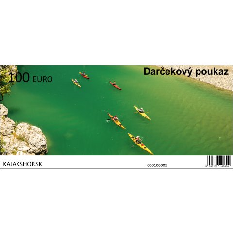 Darčekový poukaz - 100 EUR